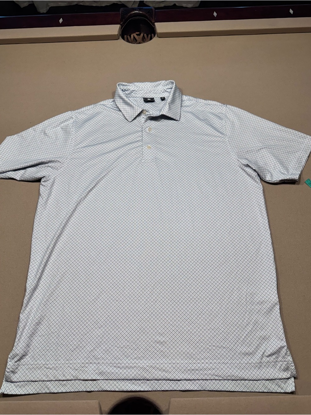 FootJoy geometric pattern performance golf polo shirt